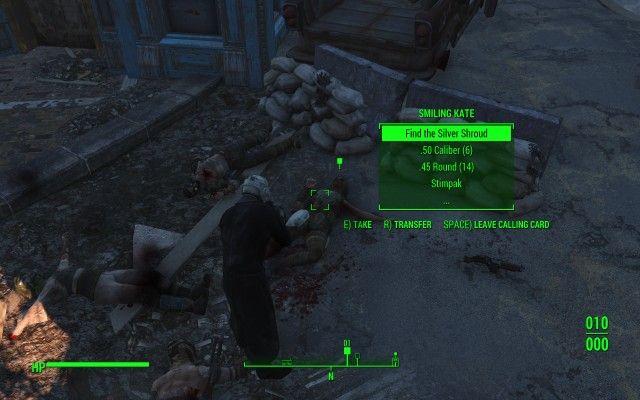 Search body for clues