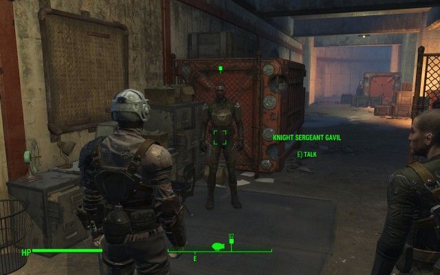 Speak to Knight-Sergeant Gavil
