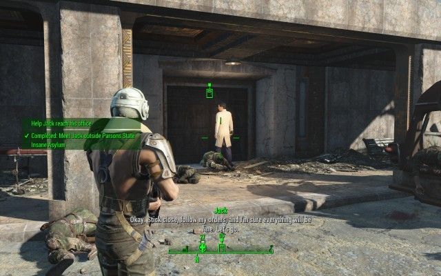 Meet Jack outside Parsons State Insane Asylum