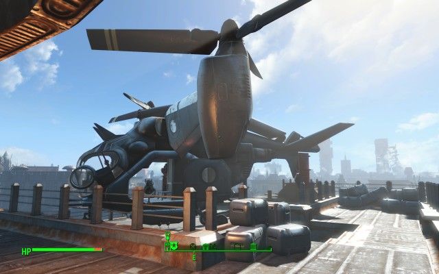 Board the Vertibird