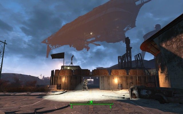 Investigate the Brotherhood of Steel airship