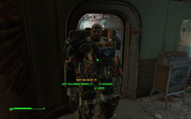 Speak to Paladin Danse