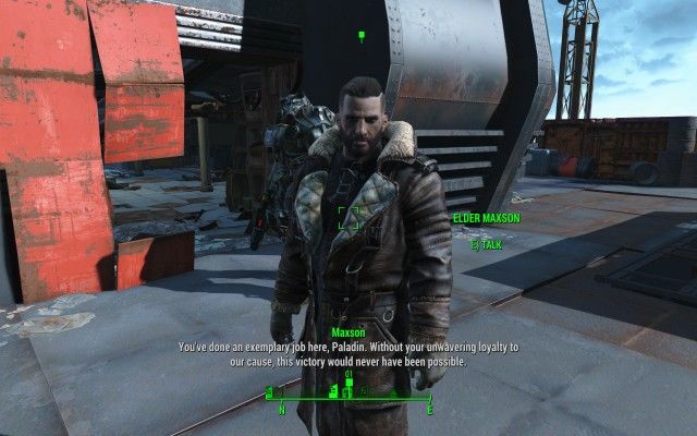 Talk to Elder Maxson