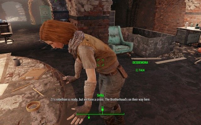 Warn Desdemona