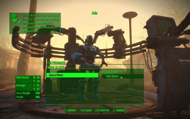 Install Radar Beacon on Ada