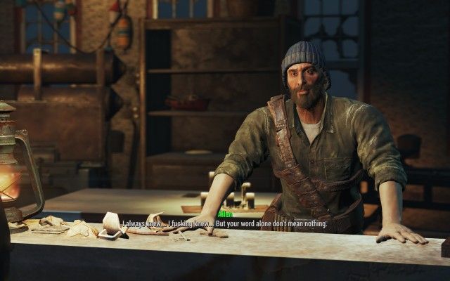 Tell Far Harbor about Avery's murder