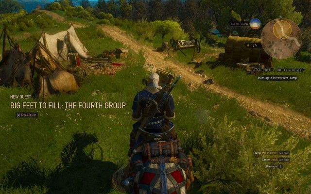 Investigate the workers' camp.