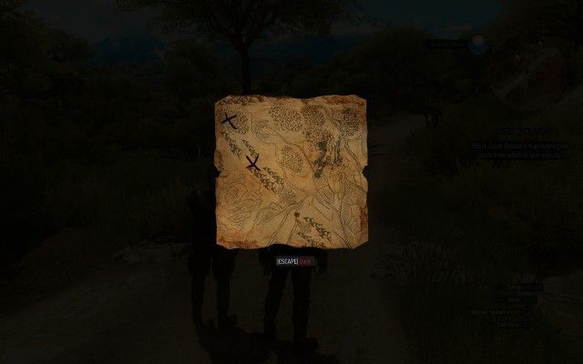Check Count Beledal's map to find good spots from which to spot animals.