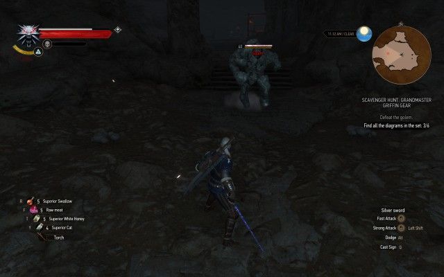 Defeat the golem.