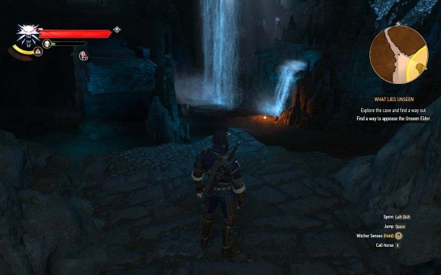 Get out of the cave.