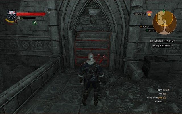 Go deeper into the ruins.
