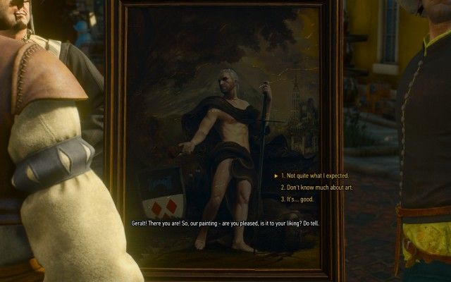 Go see your painting at the market.