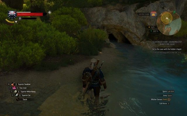Go to the cave with the hidden chapel.