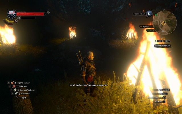 Light the western fire.