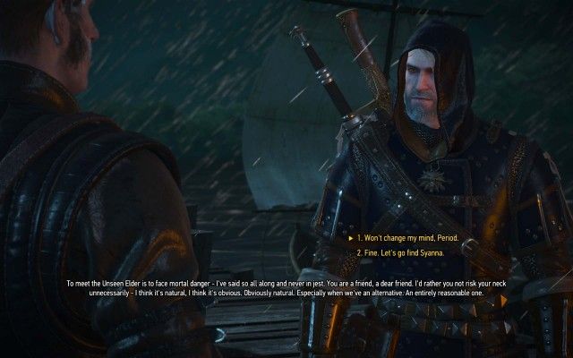 Meet Regis at the docks.