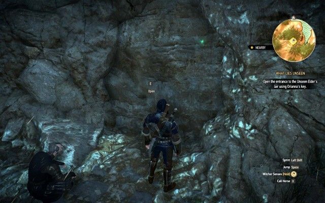 Open the entrance to the Unseen Elder's lair using Orianna's key.