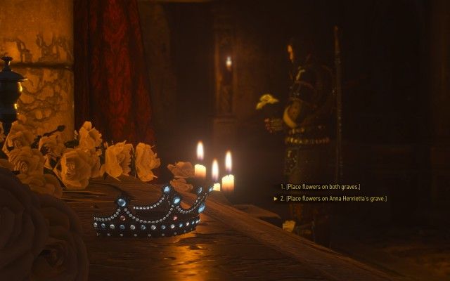 Place a flower on Anna Henrietta's grave.