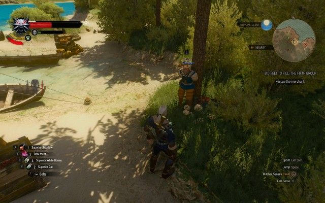 Rescue the merchant.