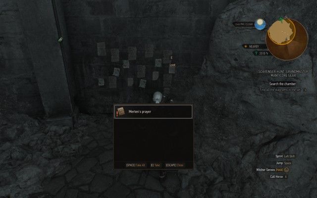 Search the chamber.