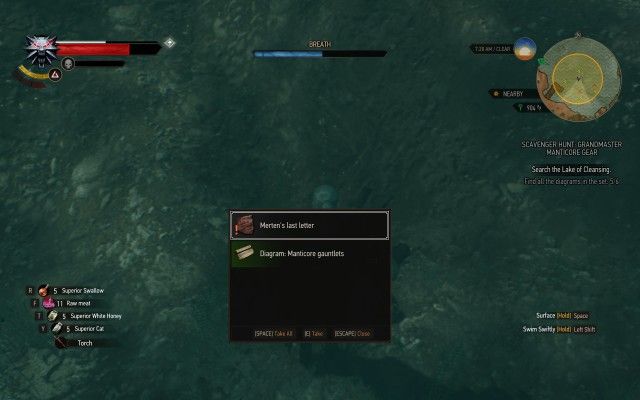 Search the Lake of Cleansing.