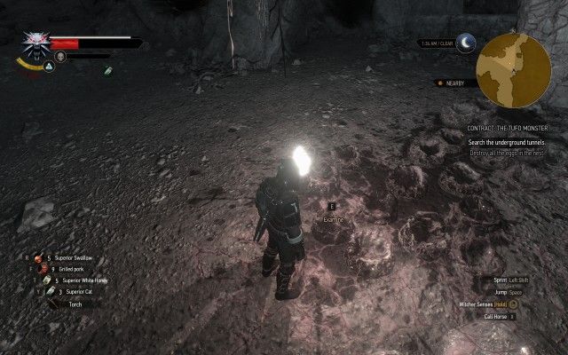 Search the underground tunnels.