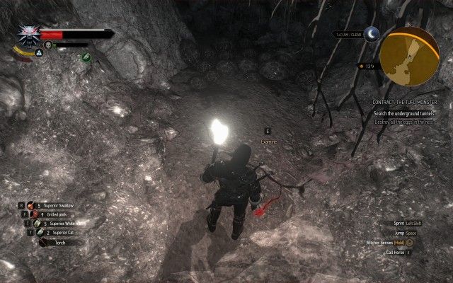 Search the underground tunnels.