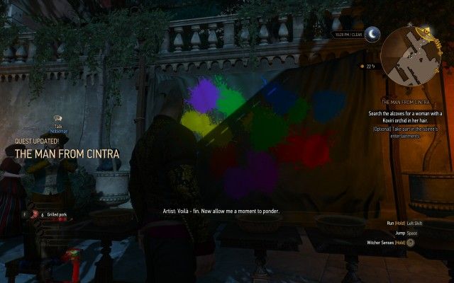 [Optional] Throw paint balls to express your inner artist.