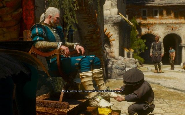 [Optional] Talk to the bootblack during the day.